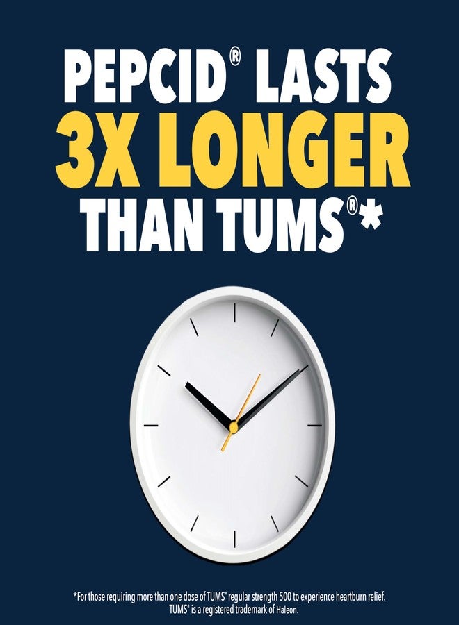 Pepcid Complete Acid Reducer + Antacid for Acid Reflux, 10mg Famotidine, 800mg Calcium Carbonate & 165mg Magnesium Hydroxide per Antacid Chew, Individual Packets, Berry Flavored, 4 ct - Image 5